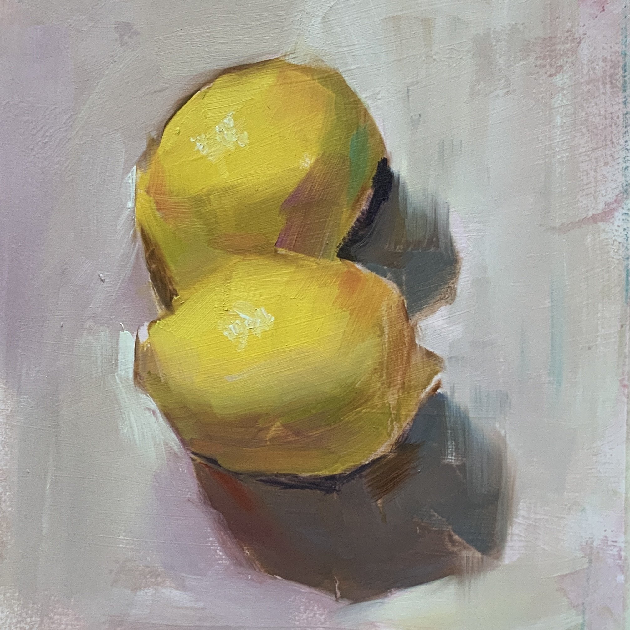 油絵 no.44 反射光をカラフルにするx3枚｜なお