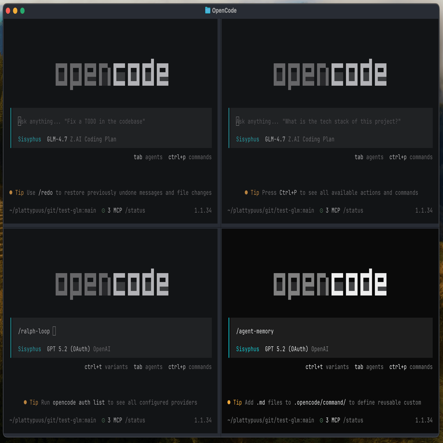 話題のGLM4.7×OpenCode×Ghostyでの並列開発｜タイド@バイブ