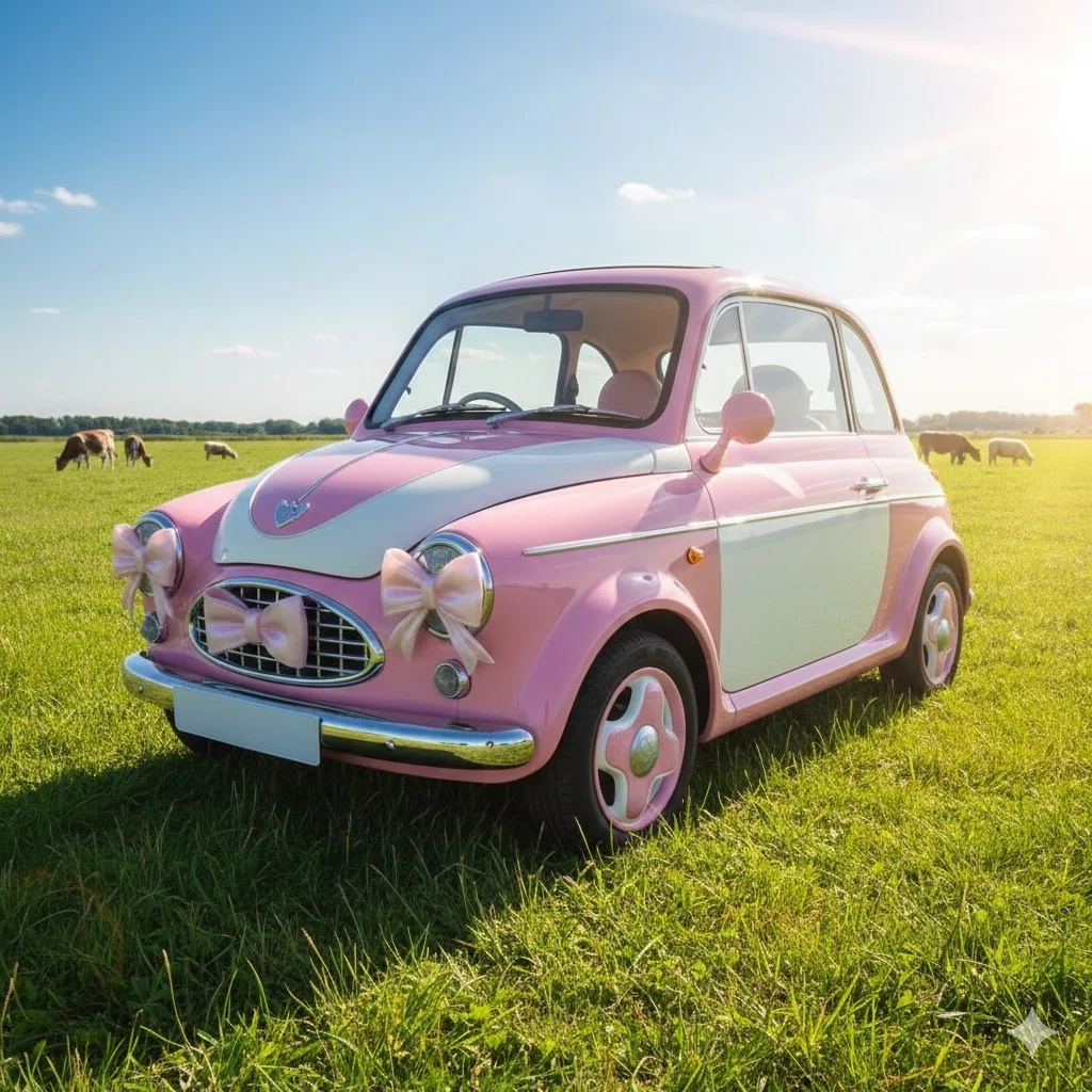 可愛い 軽自動車 写真素材（10）/写真販売 AI画像 有料＜40枚：350円＞商用利用可01