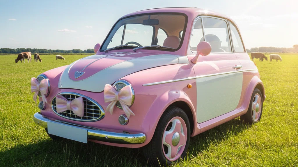 可愛い 軽自動車 写真素材（10）/写真販売 AI画像 有料＜40枚：350円＞商用利用可02