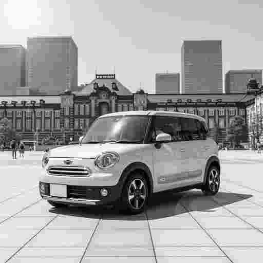 可愛い 軽自動車 写真素材（10）/写真販売 AI画像 有料＜40枚：350円＞商用利用可（サンプル）012