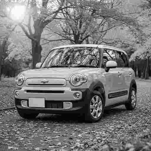 可愛い 軽自動車 写真素材（10）/写真販売 AI画像 有料＜40枚：350円＞商用利用可（サンプル）029