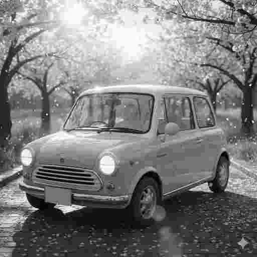  可愛い 軽自動車 写真素材（10）/写真販売 AI画像 有料＜40枚：350円＞商用利用可（サンプル）033