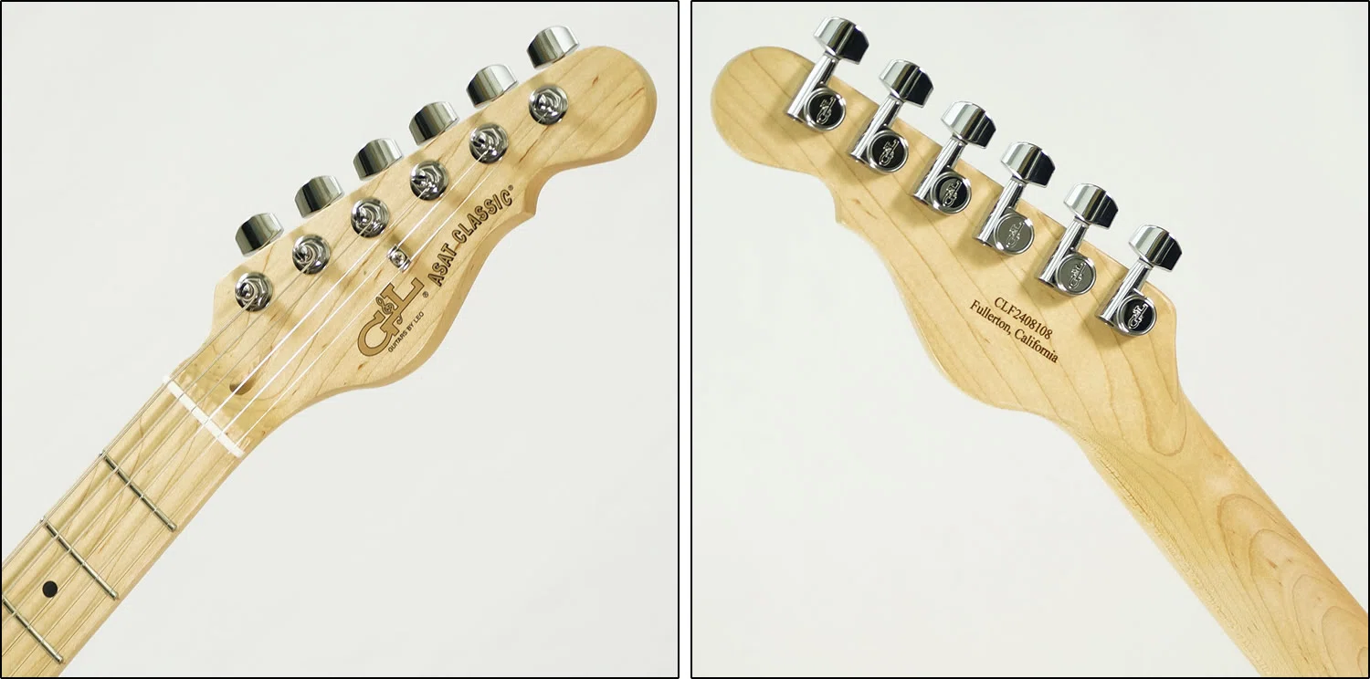 シェルピンクを纏った、G&L USA製限定モデル ASAT Classic シンライン