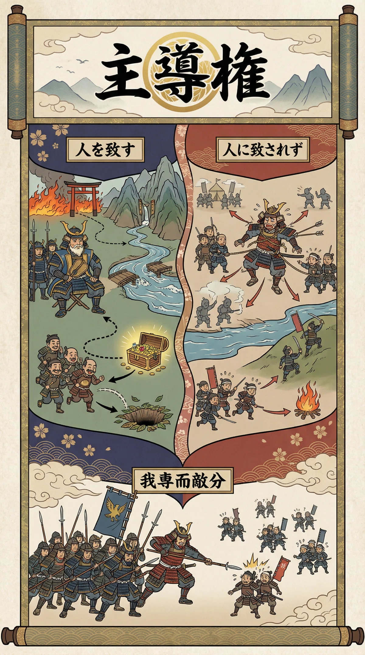 孫子の兵法 完全解読 第6回：虚実篇 - 戦いの「主導権」を握る、究極の 