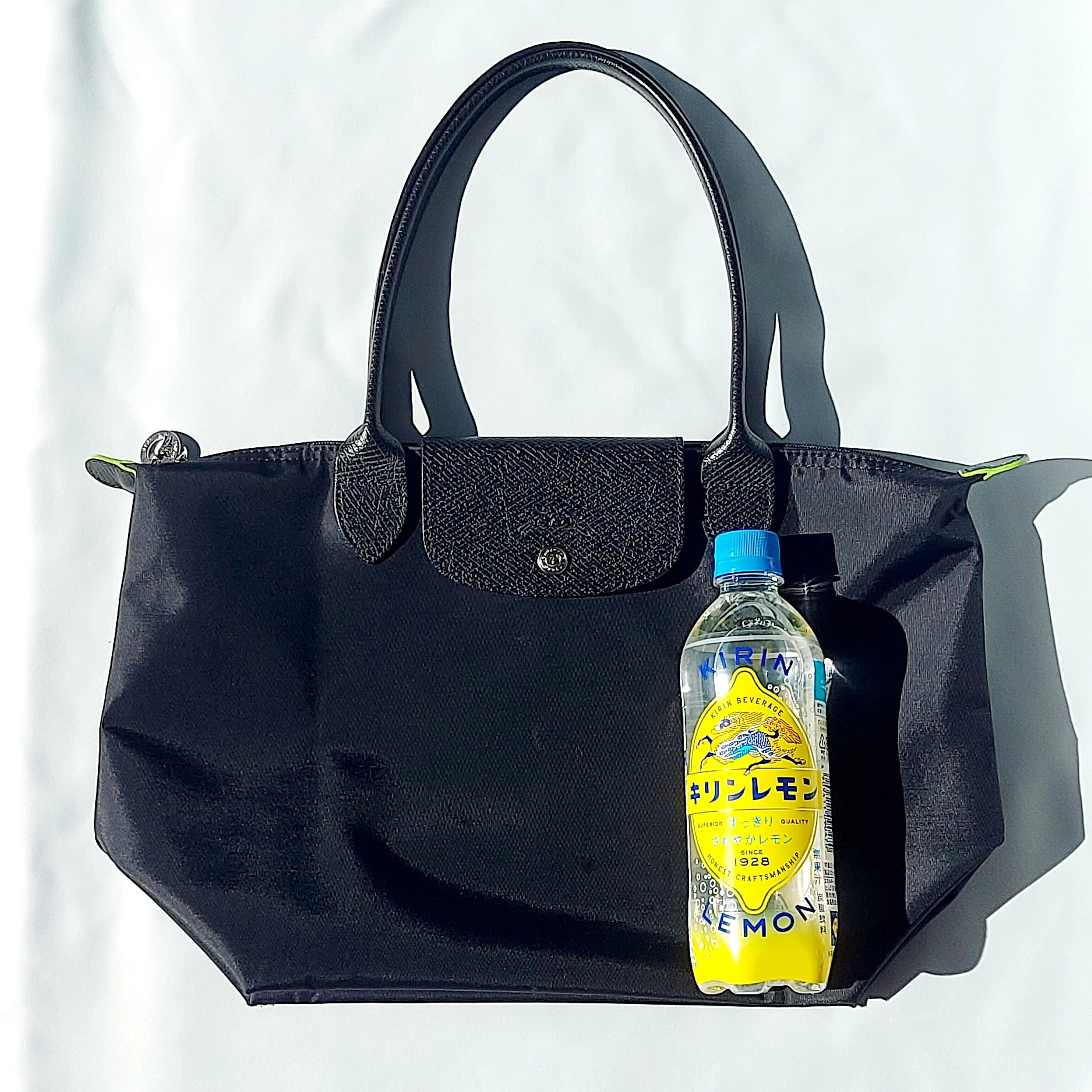 美品 ロンシャン プリアージュ ネオ S ネイビートートバッグ トップ 