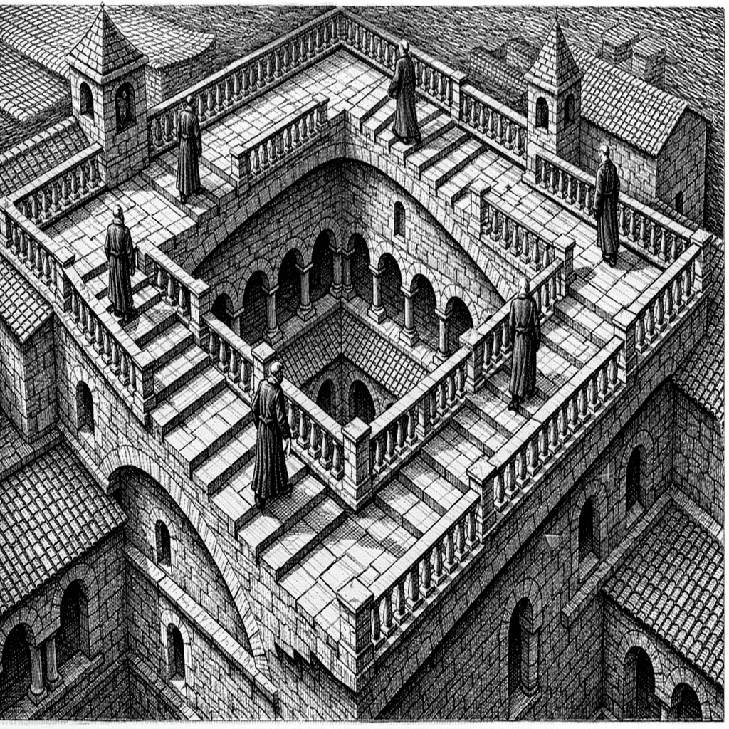 エッシャーに「階段」を描かせたら、AIが“無限ループ”から出られ