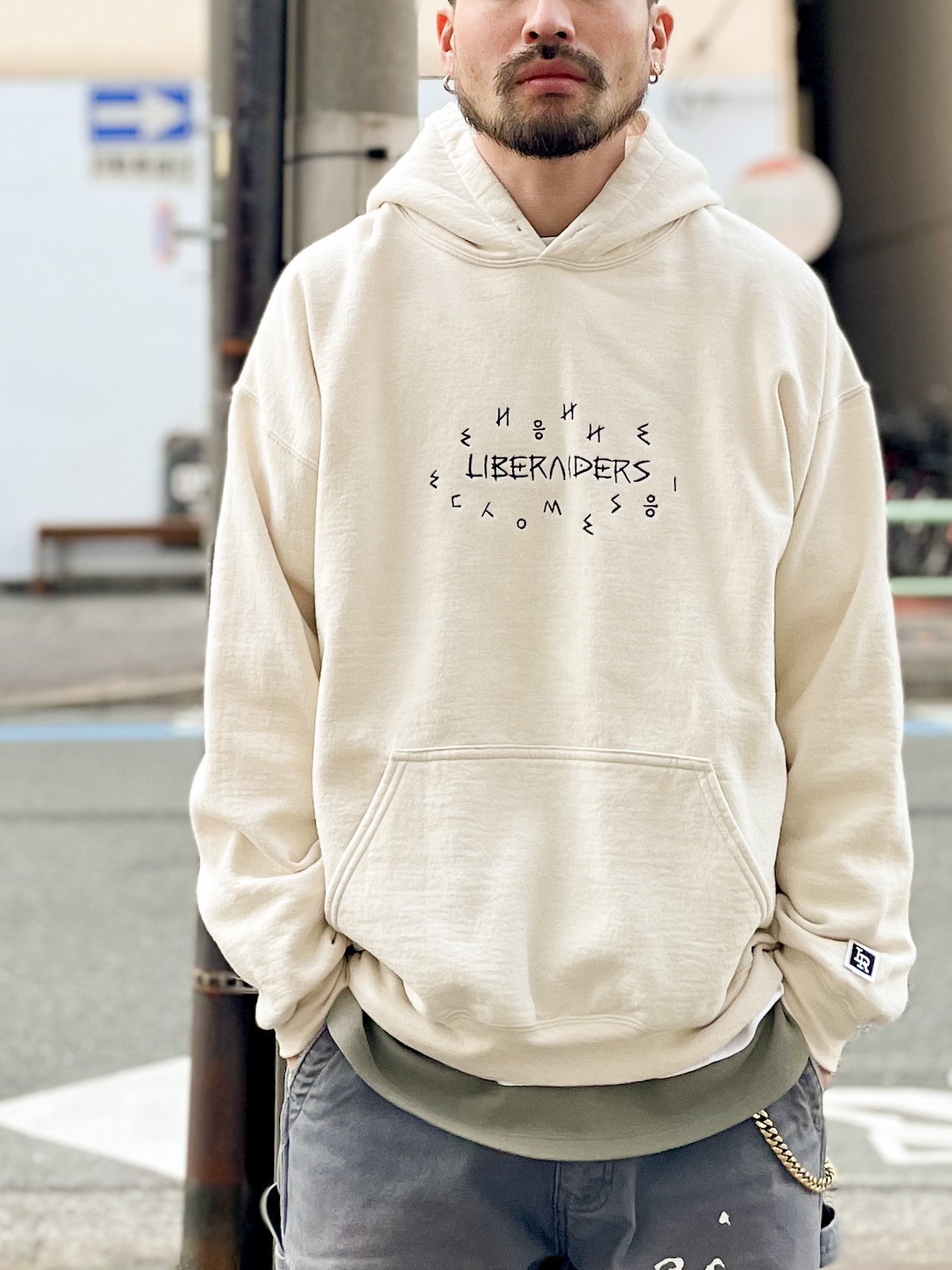 Liberaiders®︎ - TIFINAGH EMBROIDERY HOODIE｜Tieup