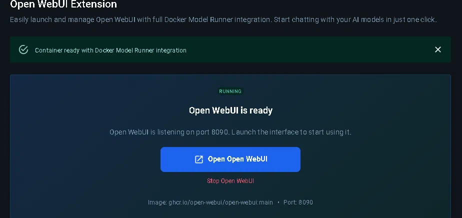 Openwebui Extensions OpenWebUIをDocker DesktopでExtensionsとして使い、Ollamaで実際にチャットするまで【Windows ...