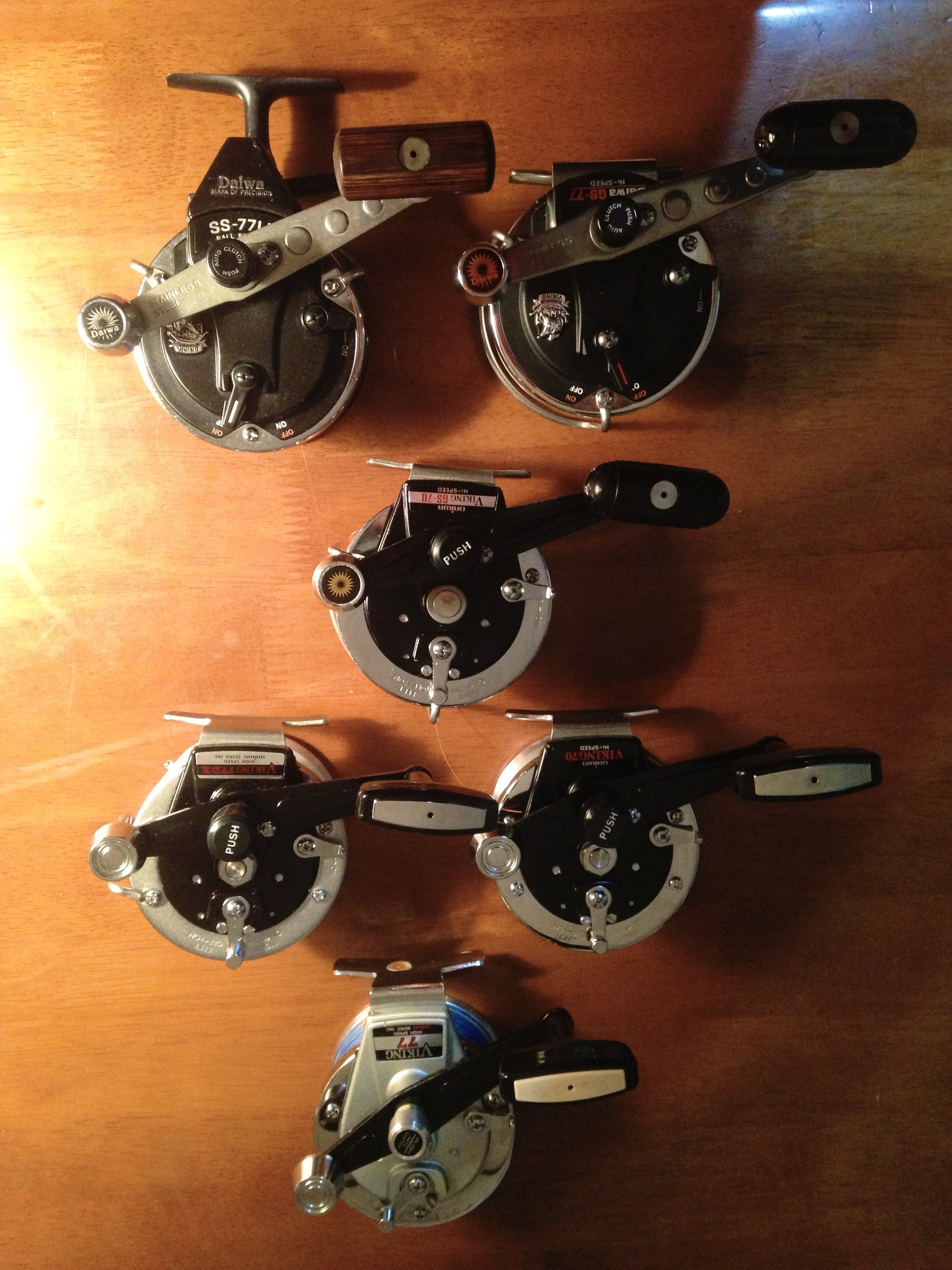 🎣オールドフィッシングタックル044 センターピンリール進化論 ~ DAIWA