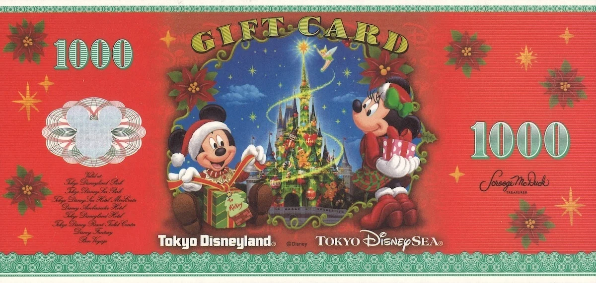 ディズニーダラー&TDRギフトカードに登場したミニーちゃんを集めてみた