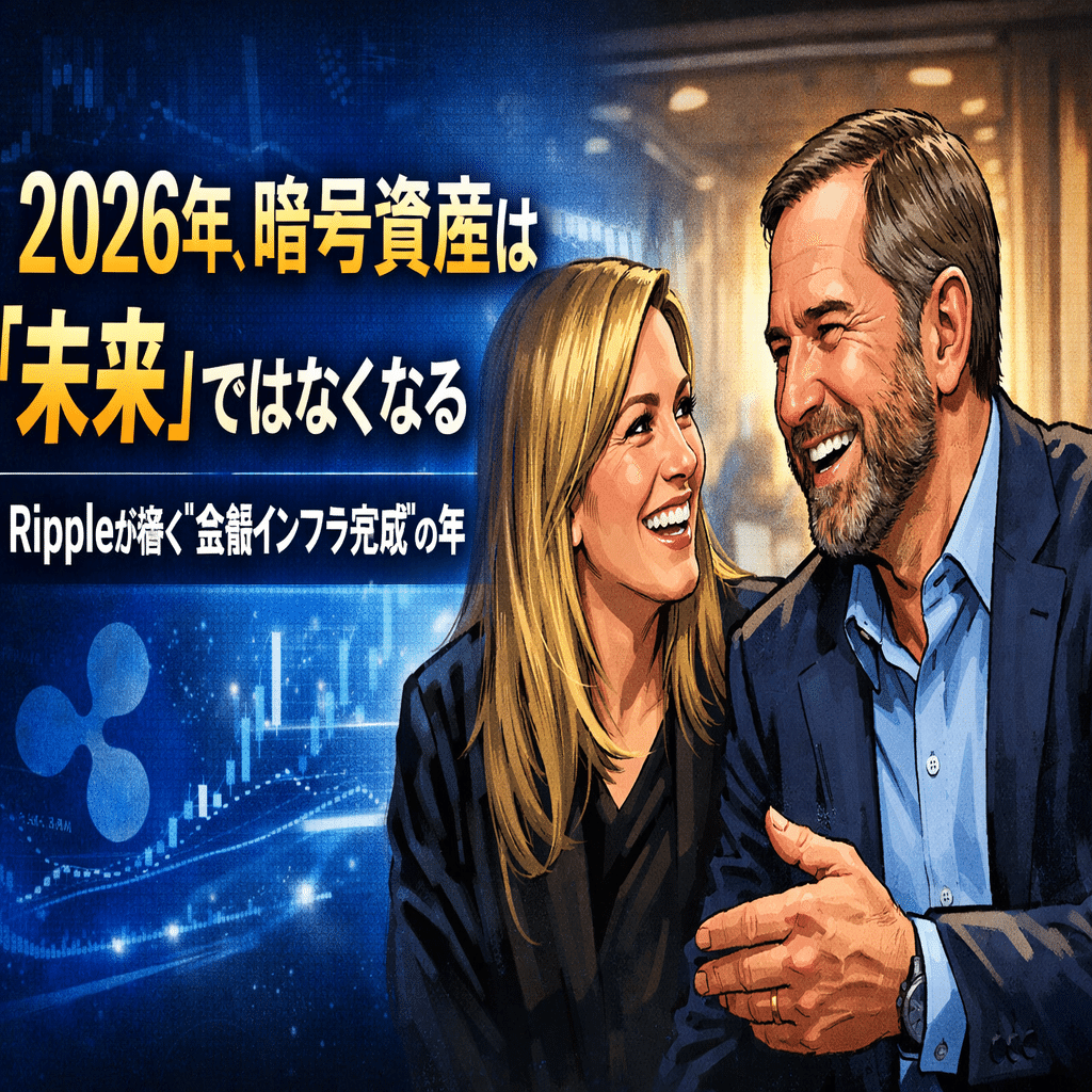 2026年、暗号資産は「未来」ではなくなる──Rippleが描く“金融インフラ完成”の年｜光本貴一｜XRP / Ripple