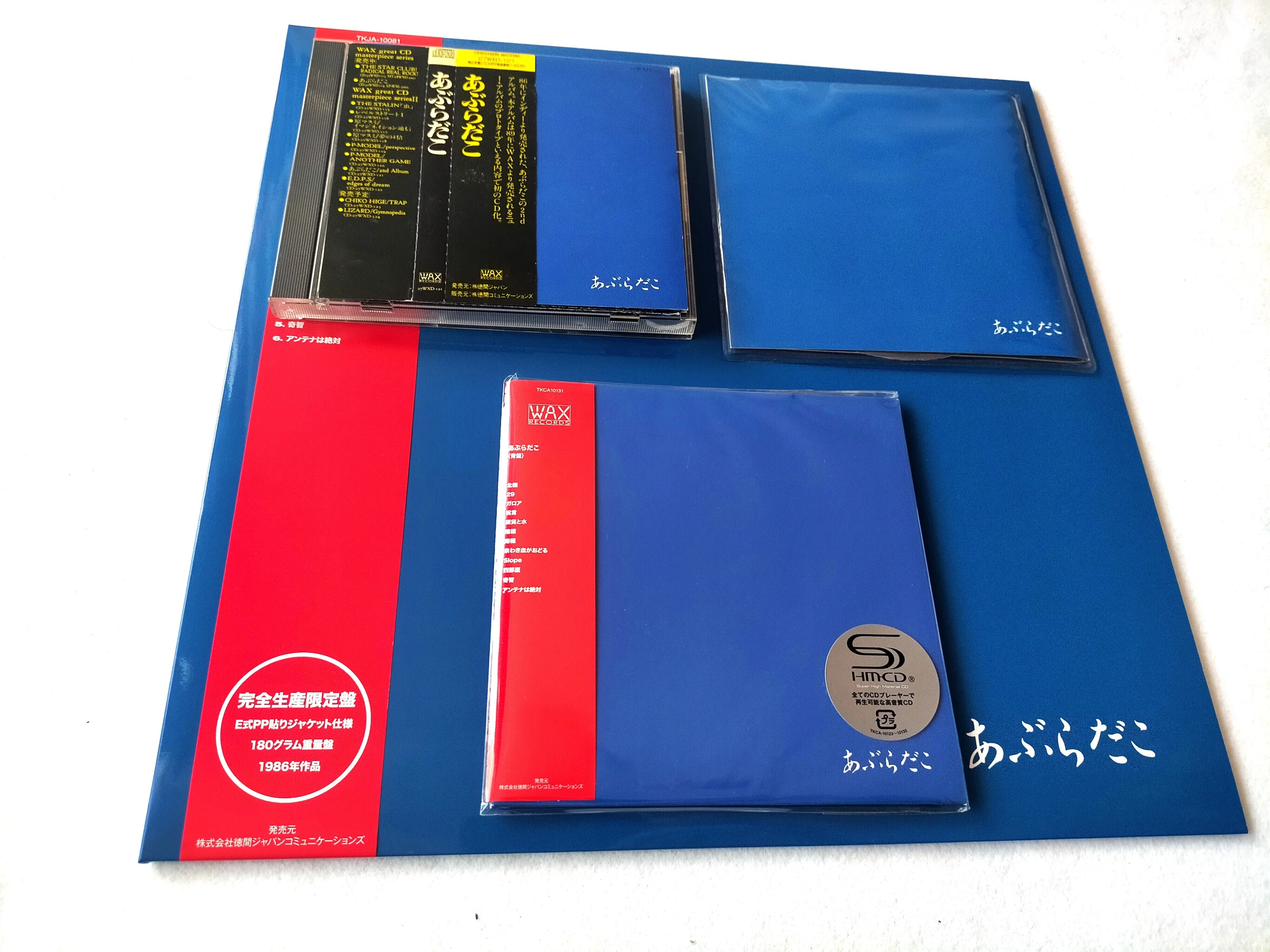 あぶらだこ 1986年11月 MUSIC VISIONSより12曲入りセカンド・アルバム