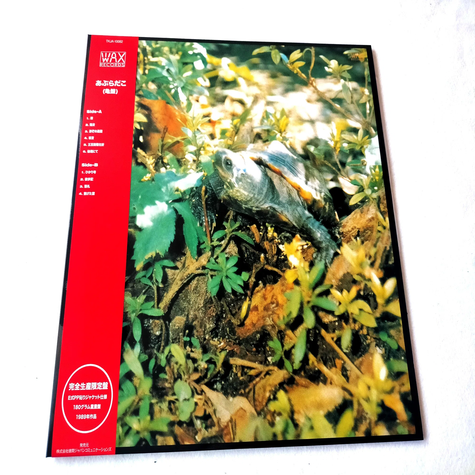 あぶらだこ 1989年4月10日 徳間ジャパン・WAX より9曲入り3rdアルバム 