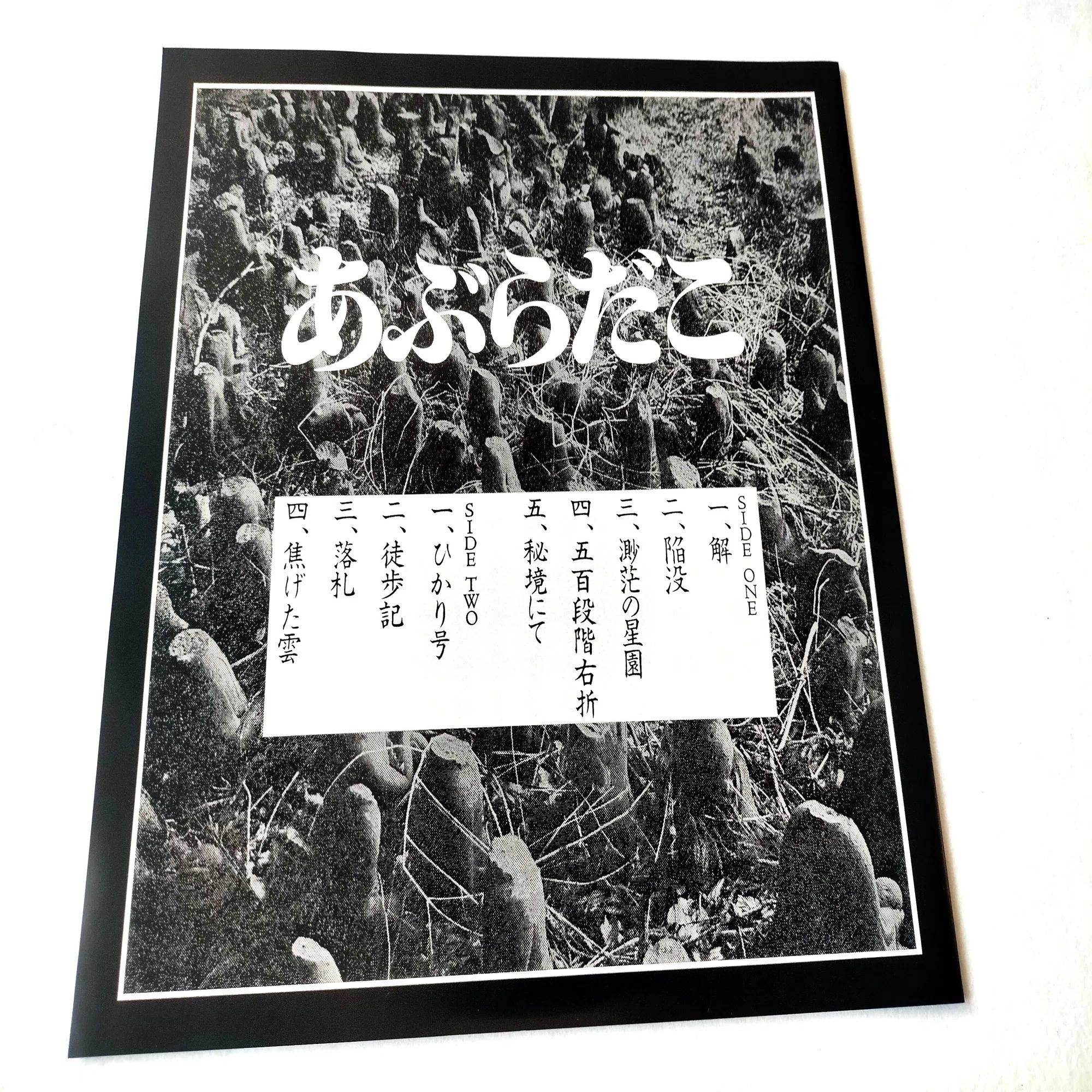 あぶらだこ 1989年4月10日 徳間ジャパン・WAX より9曲入り3rdアルバム 