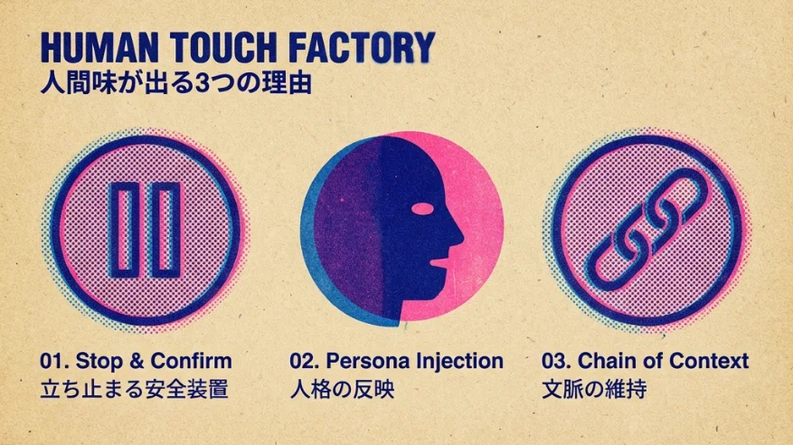 コンテンツ工場で人間味が出せる3つの理由