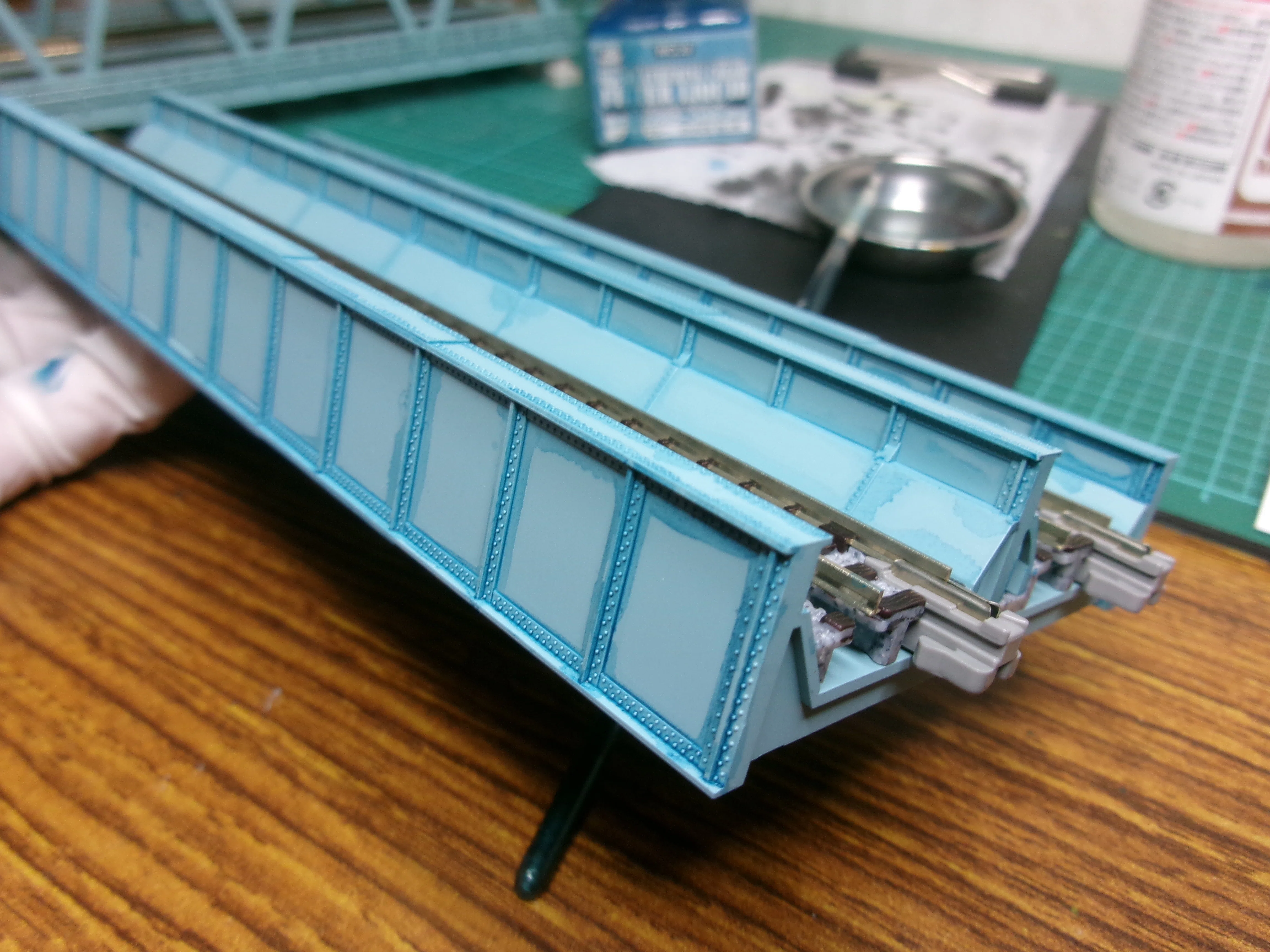 鉄道模型レイアウト製作記⑤ 橋梁のウェザリング｜ほぼ週末自宅模型工作室