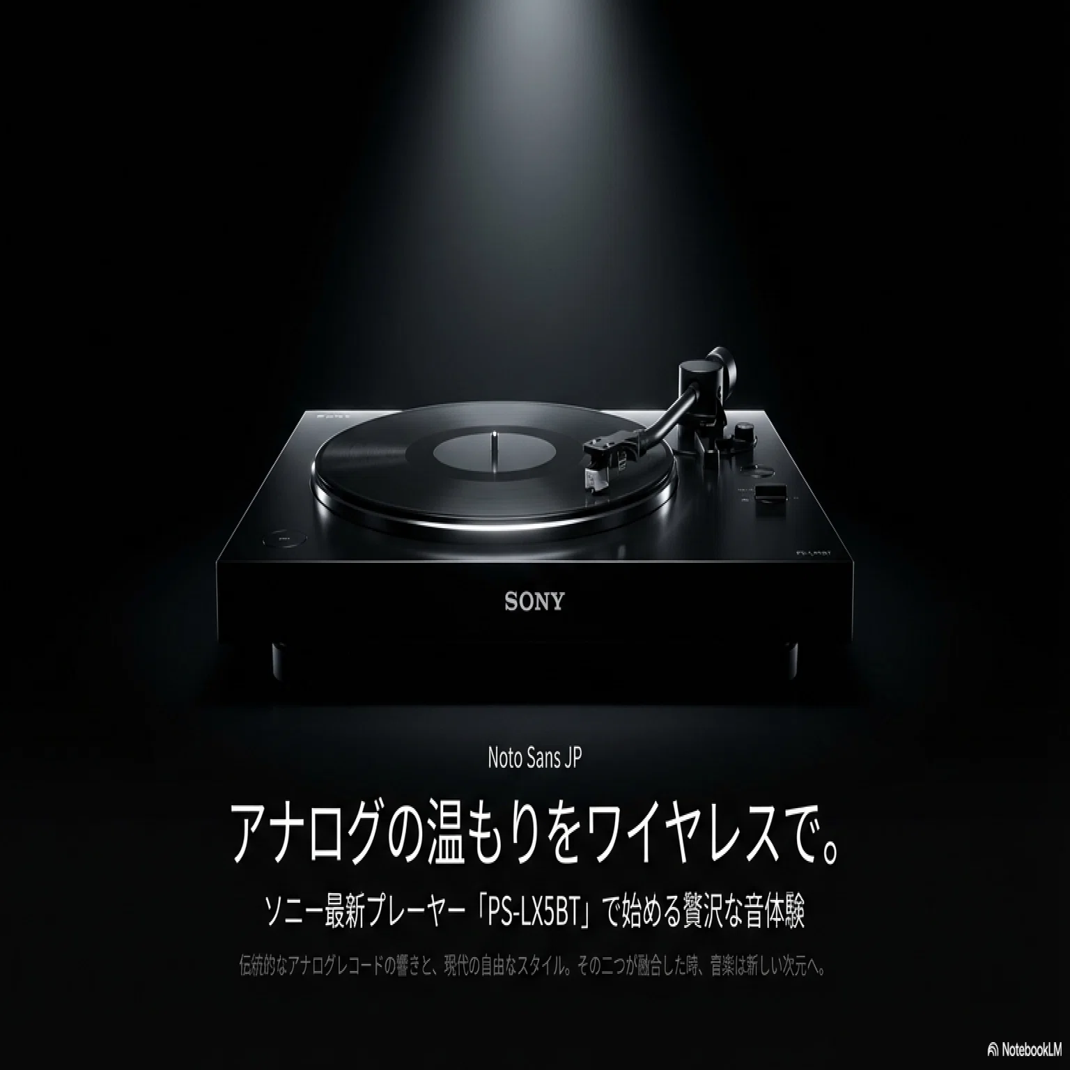 アナログの温もりをワイヤレスで。ソニーの最新プレーヤー「PS-LX5BT 