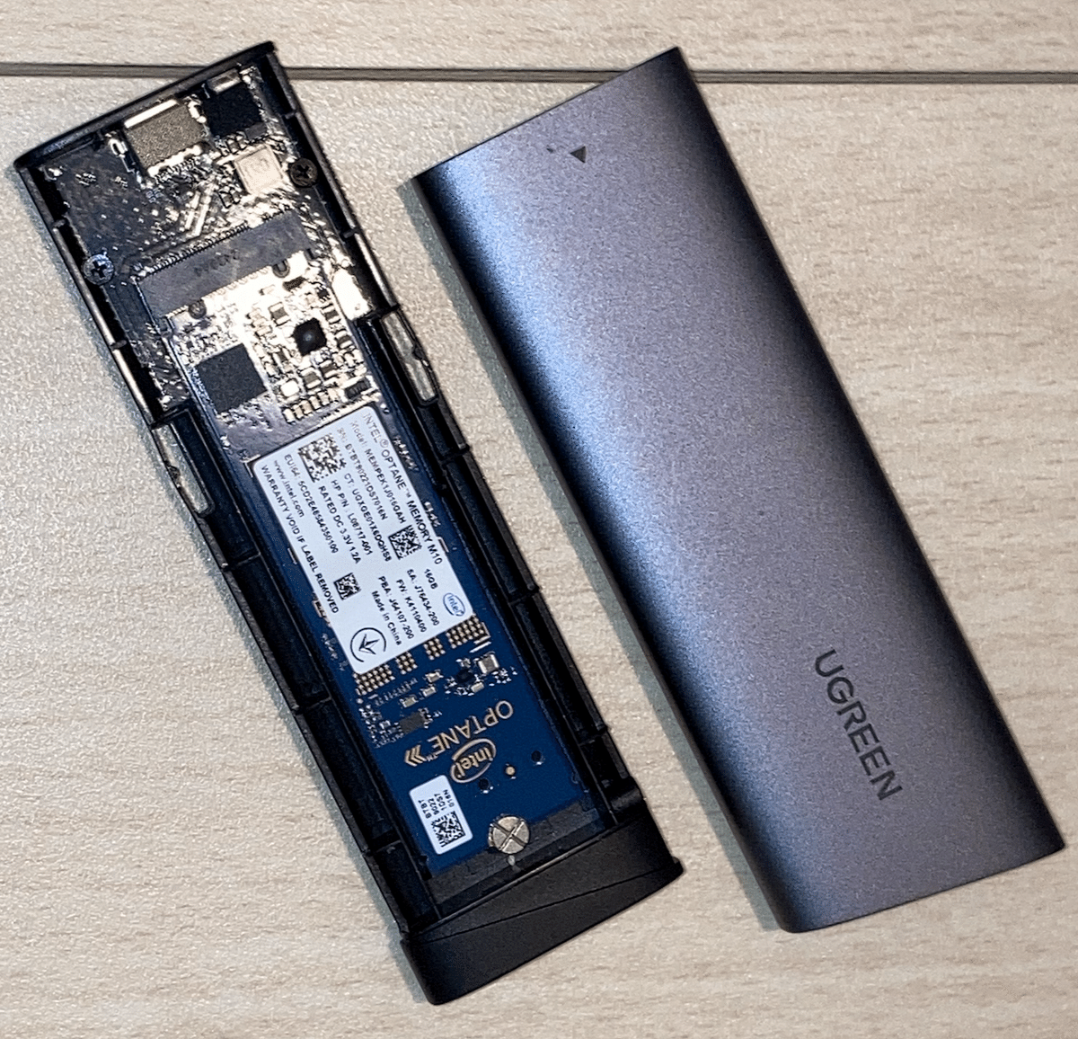 Intel Optane Memory M10を使って高耐久なUSBメモリを作る｜しあ