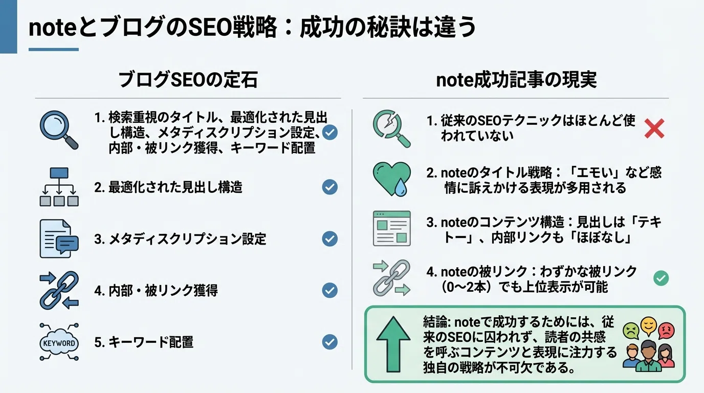 ブロガーの僕が、noteのSEOは「常識を捨てること」から始まると気づい