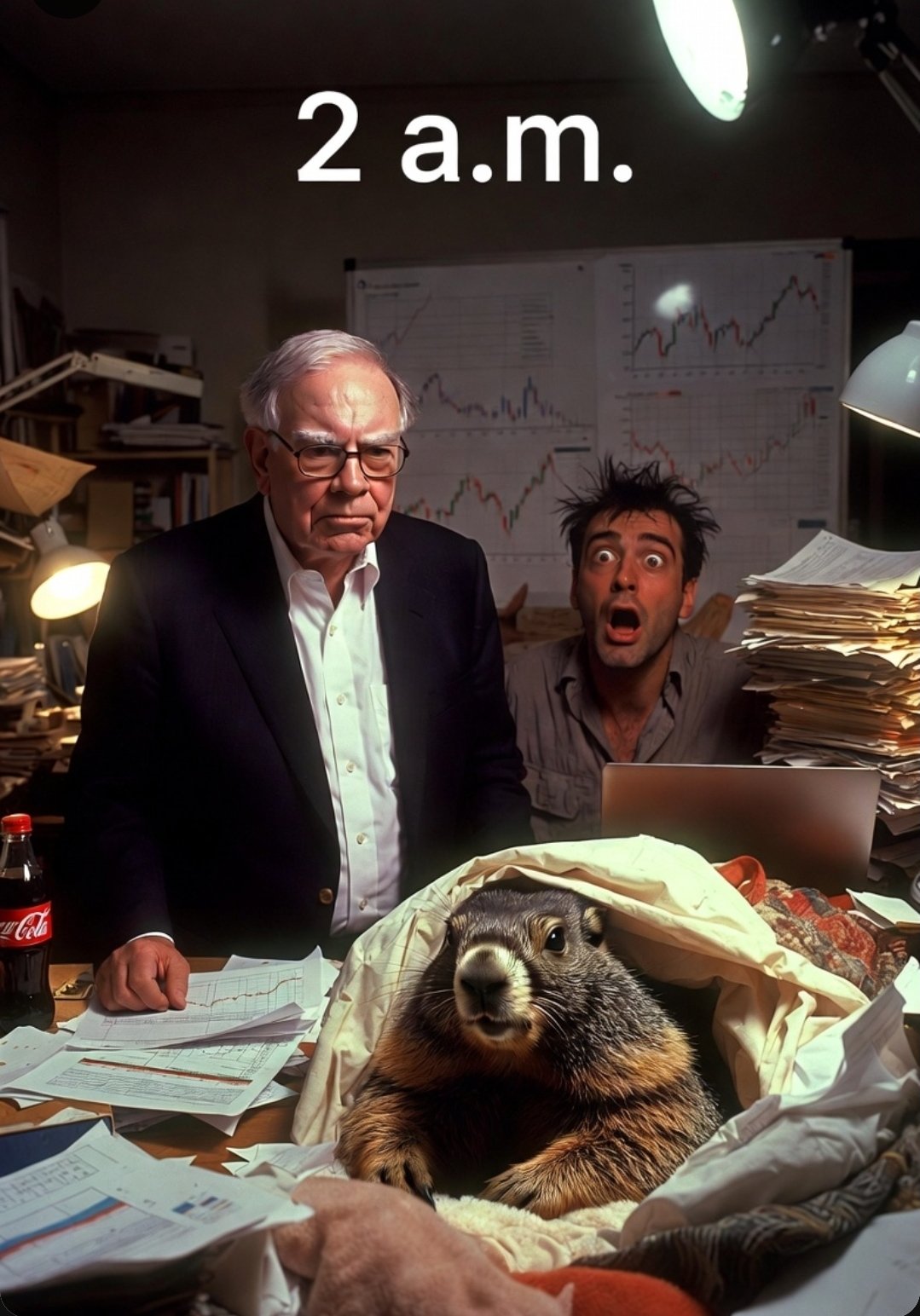 🔥夜中の2時にオフィスに乱入してきたミスター・マーケットと、机の下から出てきたマーモットに人生を説教された話🔥｜Tamaking with Kou