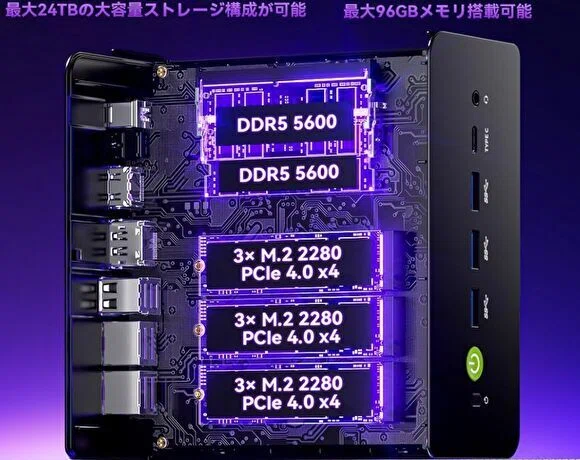 GMKtec K15がAmazonでも販売に。Core Ultra 5 125Uを搭載するミニPCの