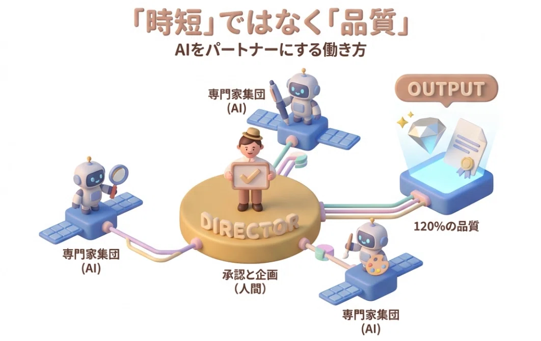 必要なのは「時短」ではなく「品質」を上げる専門パートナー
