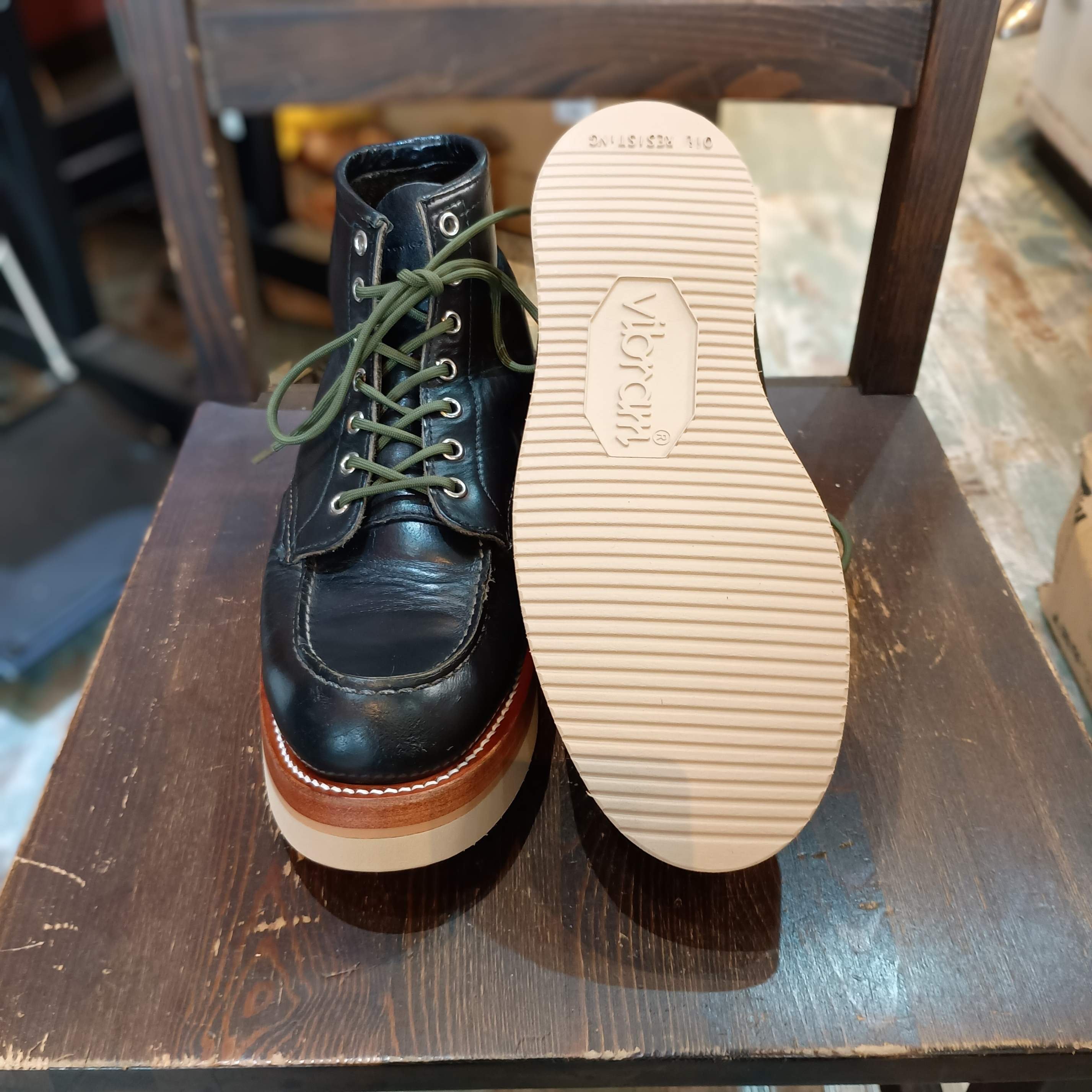 Resole/ソールカスタム】Red Wing#8179+vibram#2021｜CREA Repair