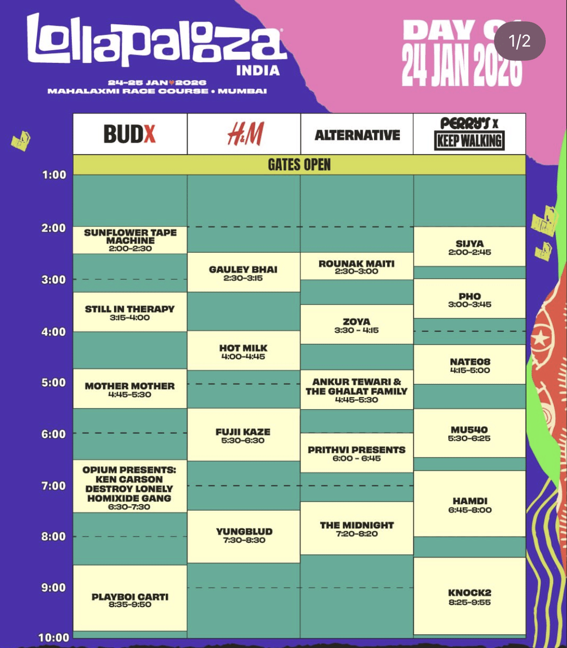 藤井風 Lollapalooza India 2026：ライブレポ（ムンバイ）｜北村匡平