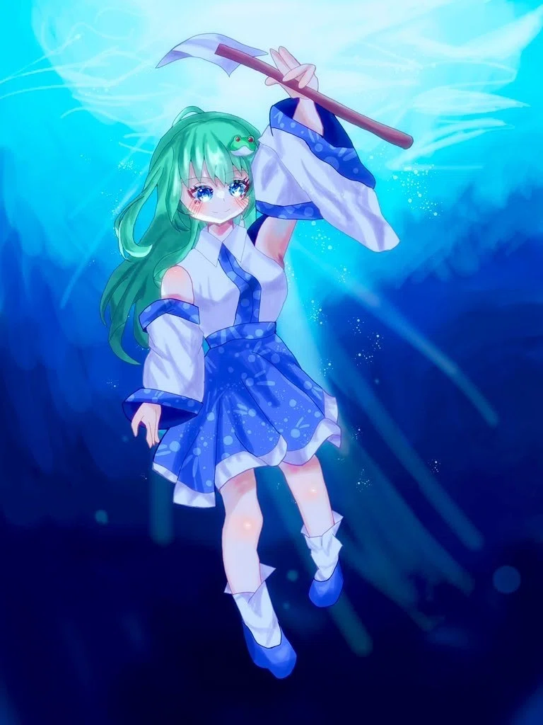 noteで見る東風谷早苗のイラストメイキング｜十羽