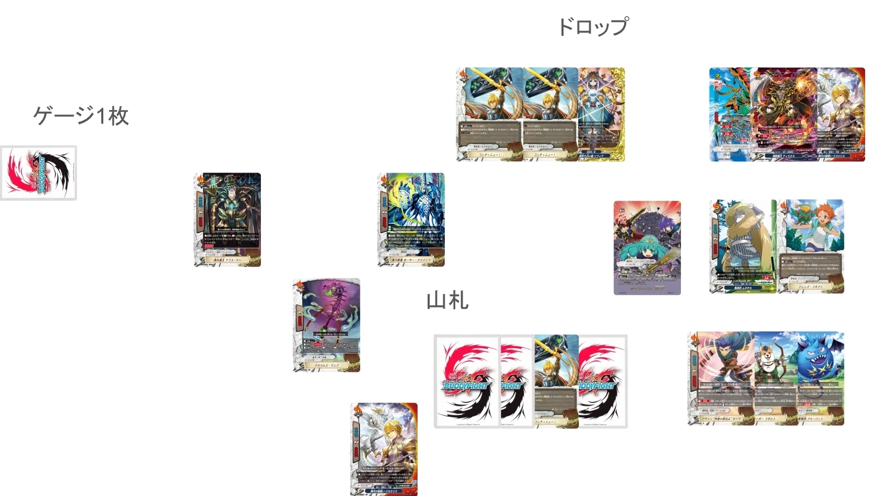 バディファイト デッキ 混合ダンジョン バディファイト]混合ダンジョンループ解説｜イワシ