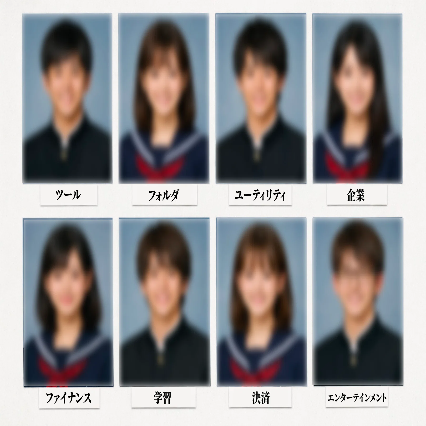 卒業 アルバム 個人 写真