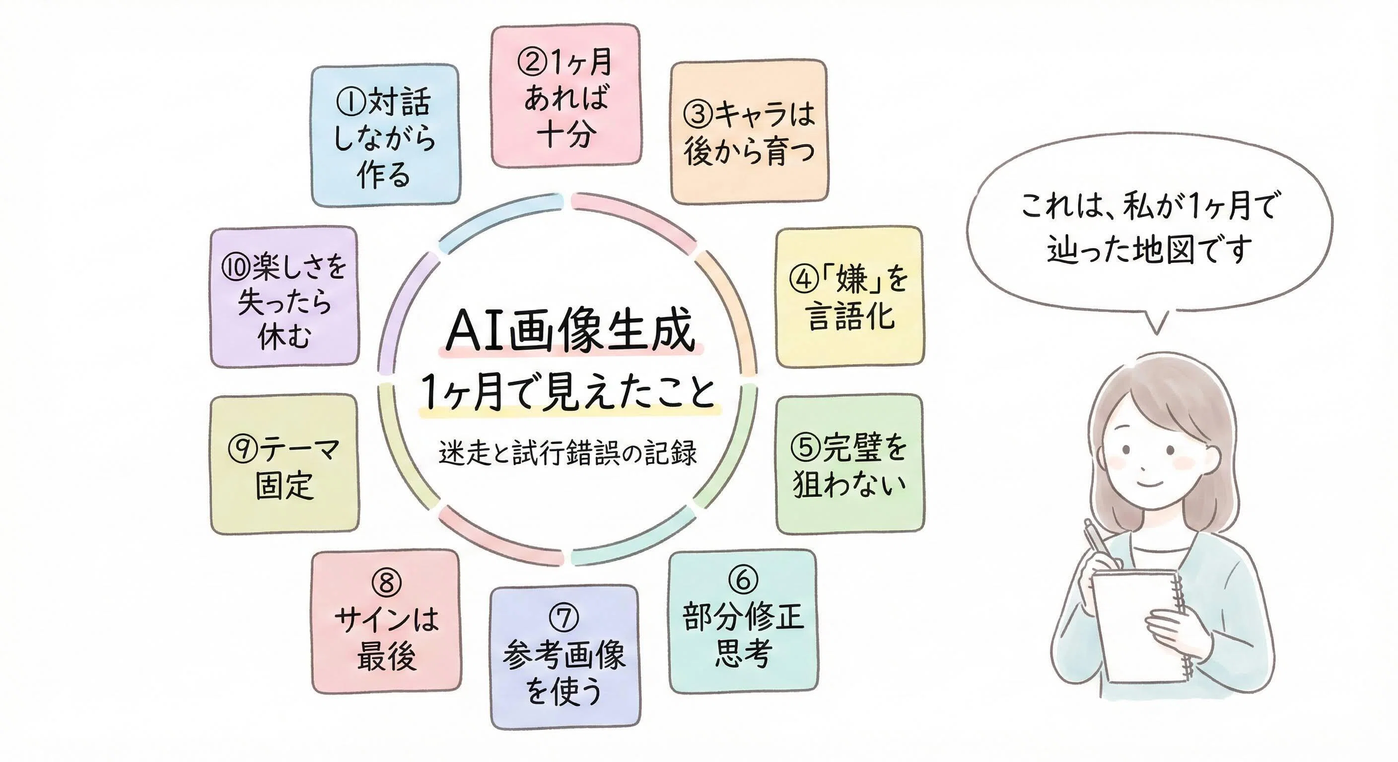 AI画像生成初心者50代主婦のリアル記録｜MeiMei
