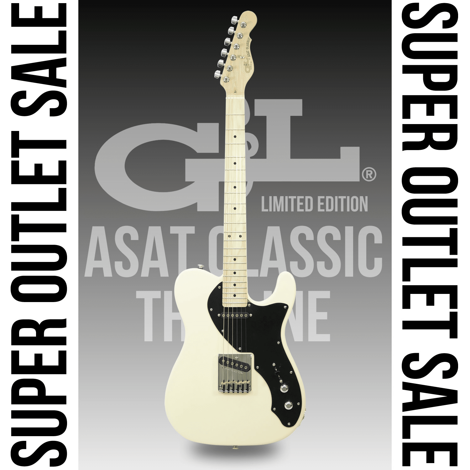 人気のホワイト！G&L USA製限定モデル ASAT Classic シンラインを特別