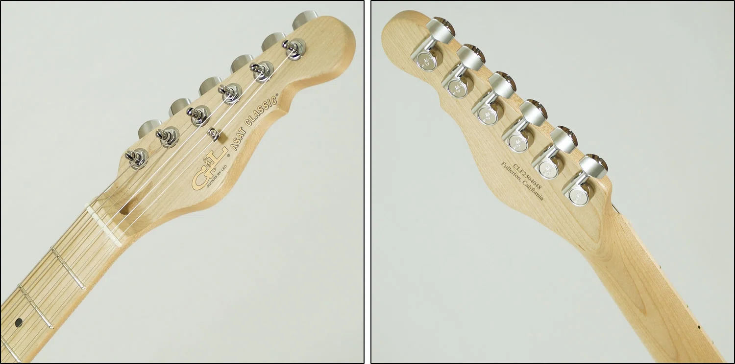 人気のホワイト！G&L (極上フレイムメイプルネック) Classic ASAT USA G&L USA製限定モデル シンラインを特別 Classic ASAT ギター