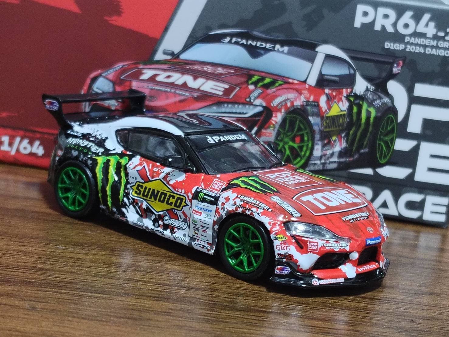 POP RACE 1/64 PANDEM GR SUPRA D1GP 2024 Daigo Saito｜岡田衛