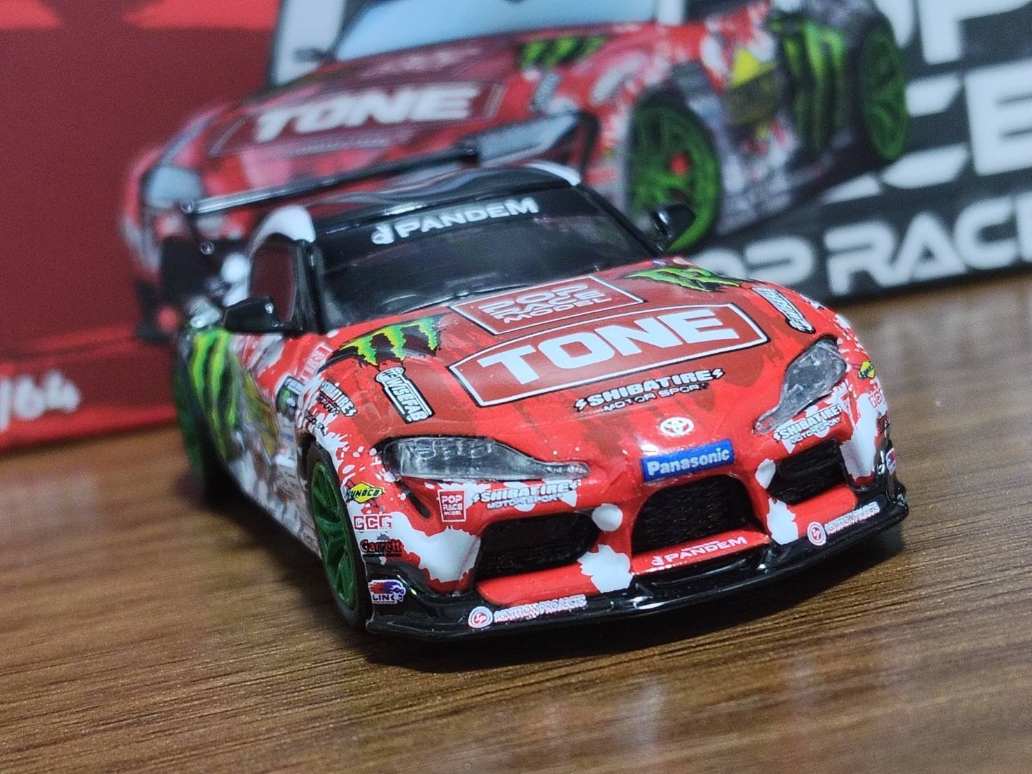 POP RACE 1/64 PANDEM GR SUPRA D1GP 2024 Daigo Saito｜岡田衛