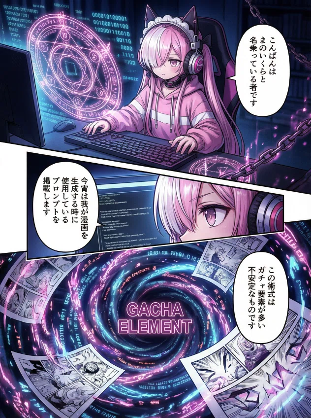 NanoBanana Proで”手抜き”ハイクオリティ2ページ漫画【プロンプトあり