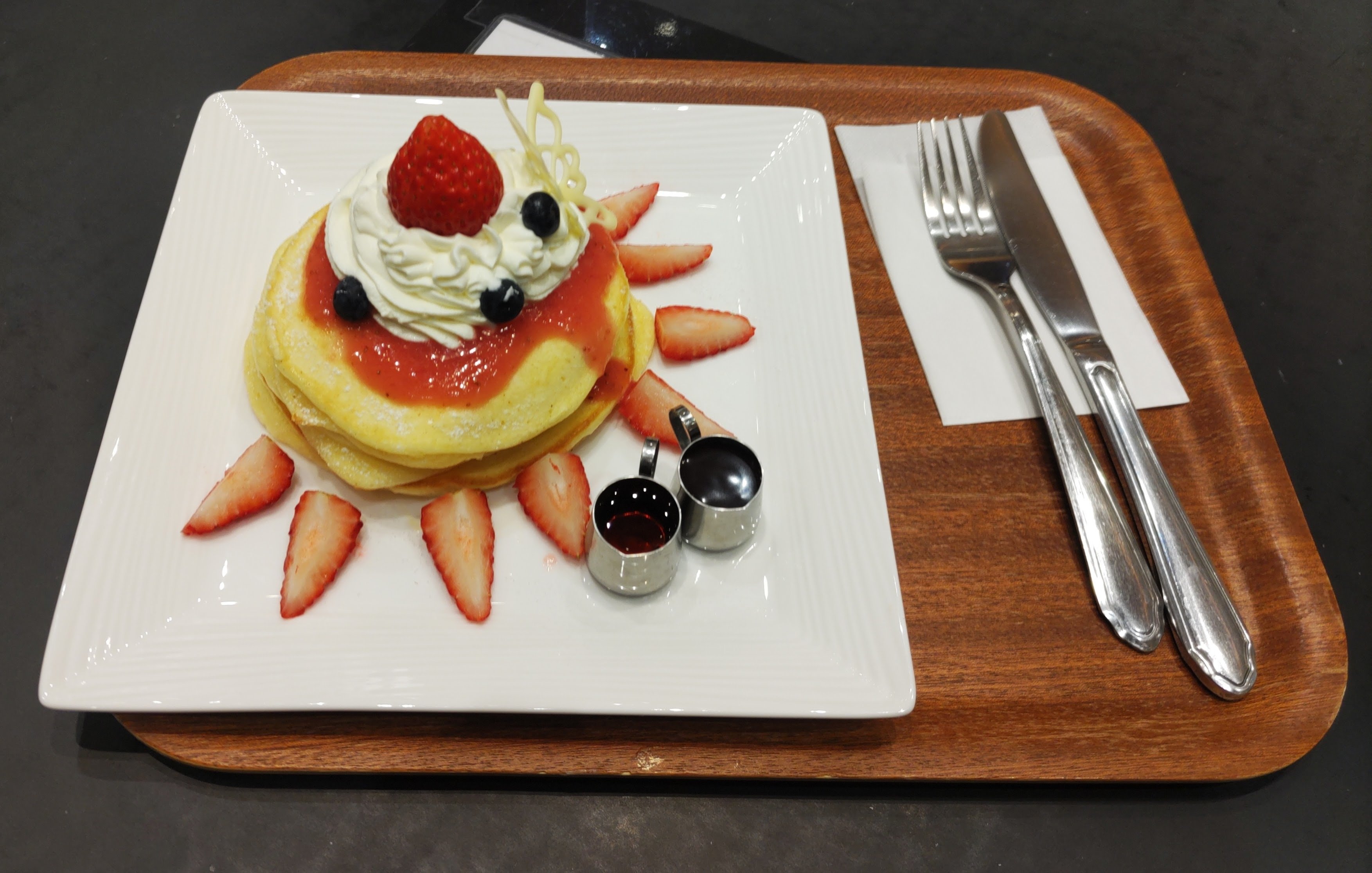 大好きなパンケーキ26 5皿目｜うさぎねこ