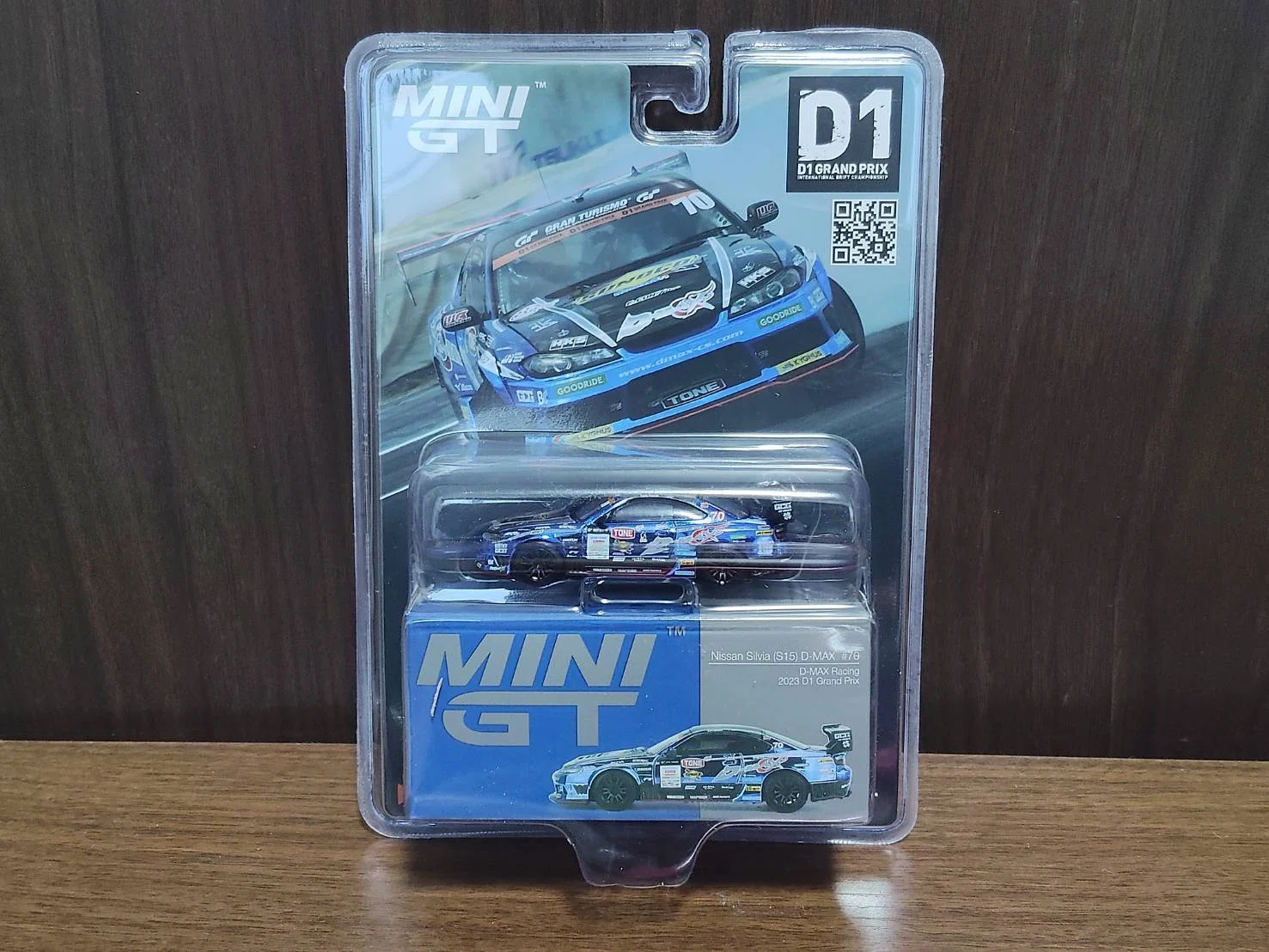 MINI GT 1/64 Nissan Silvia (S15) D-MAX #70 D-MAX Racing 2023 D1