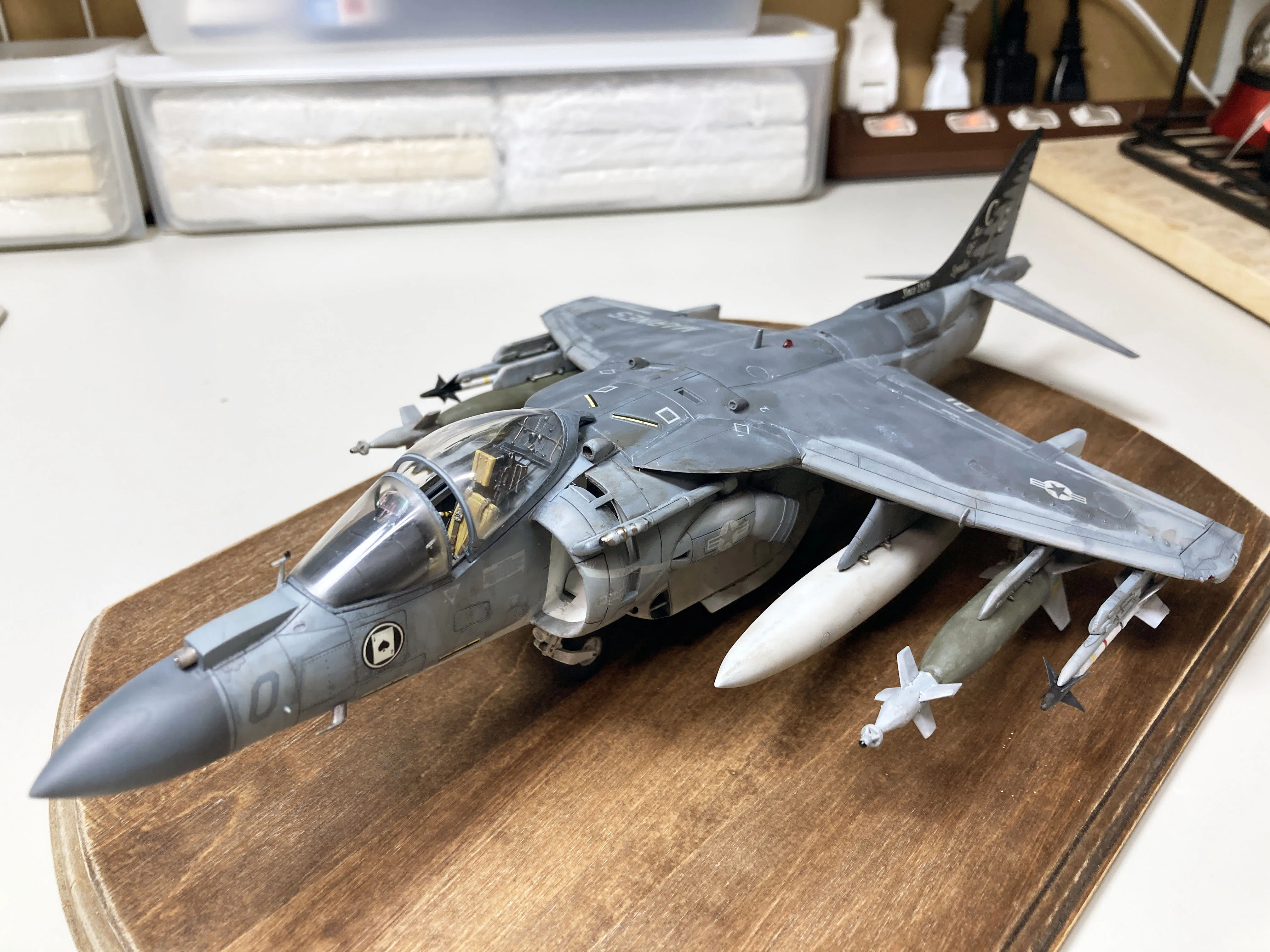 魔法の言葉：ハセガワ 1/48 AV-8B ハリアー2プラス（後編・完成報告