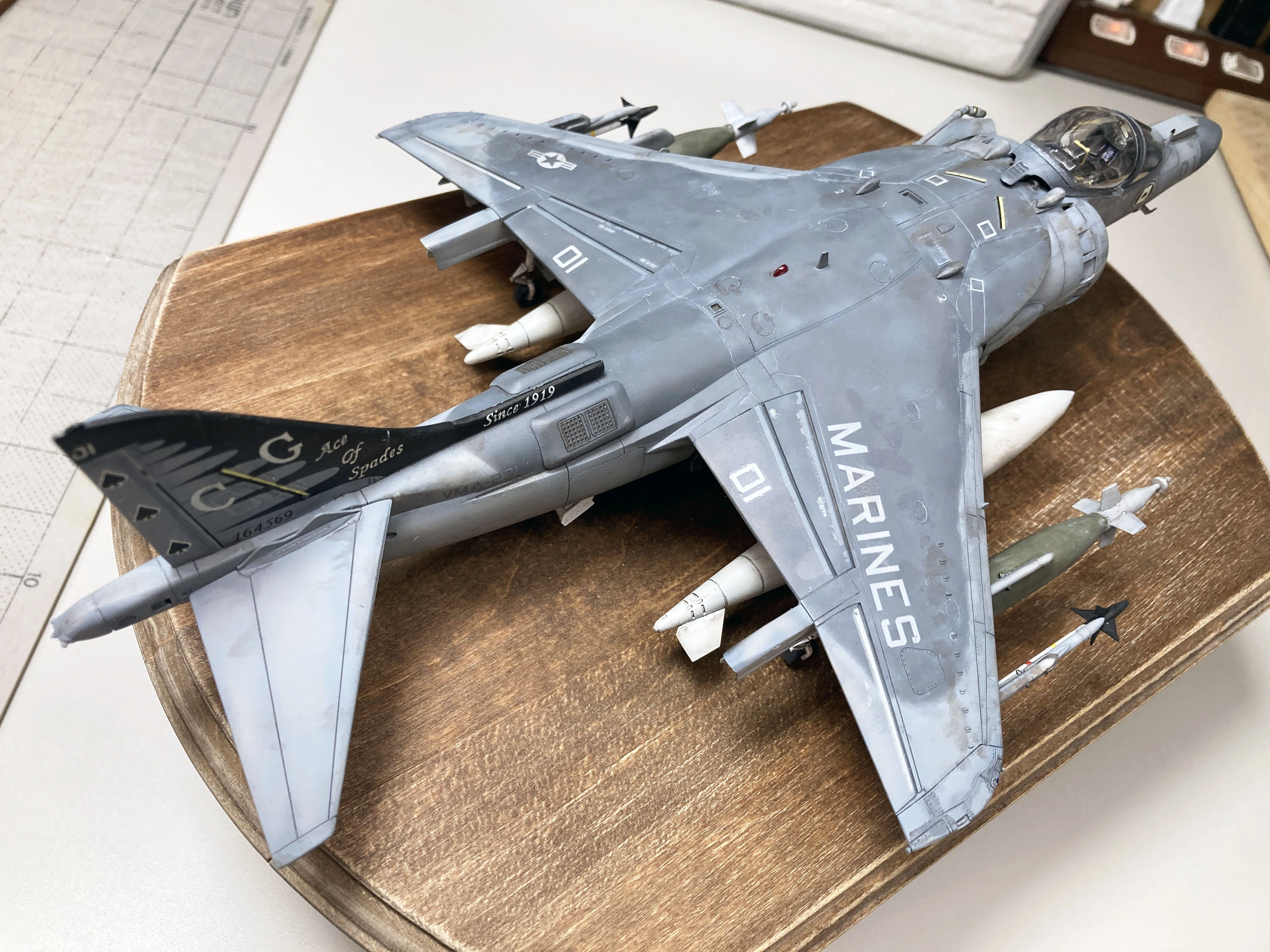 魔法の言葉：ハセガワ 1/48 AV-8B ハリアー2プラス（後編・完成報告
