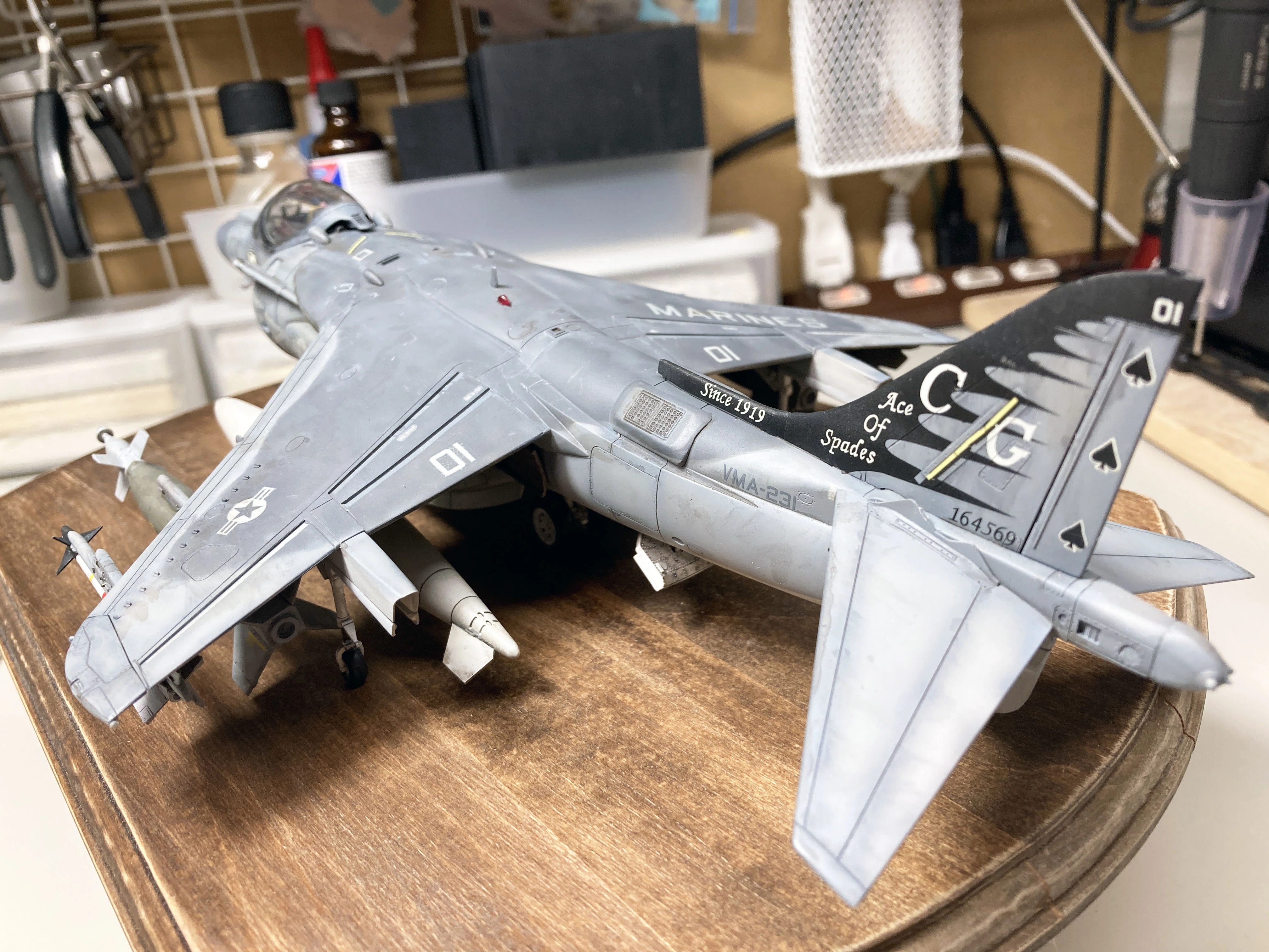 魔法の言葉：ハセガワ 1/48 AV-8B ハリアー2プラス（後編・完成報告