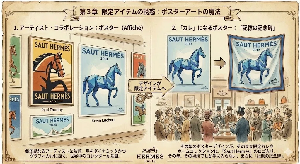 【2大特典付き】ソー・エルメス (Saut Hermès) 徹底解剖：パリの空を翔ける「都市の馬」｜えとりえ＠普通の会社員がエルメスの ...