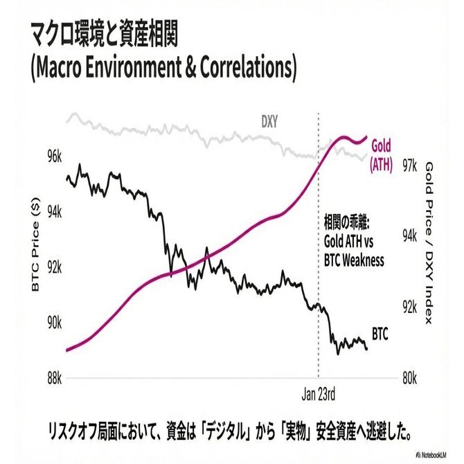 本週次ビットコイン市場分析レポート ( 2026/01/18 - 2026/01/24）｜美豚