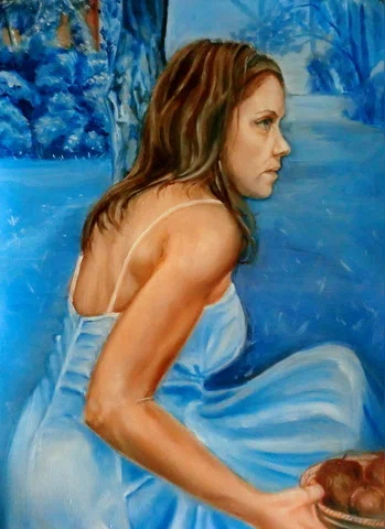 都志良三肖像画大全（15）パスカル Pascale Morneau ( - ) Canadaを