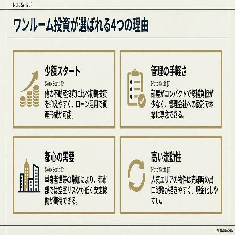 都心ワンルーム投資】の魅力とリスク！市場動向から考える将来性（要約）｜yamoney(ヤマネー)
