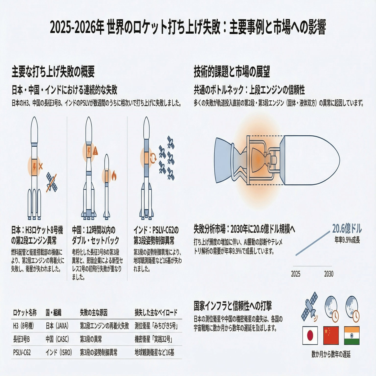 2026年、宇宙への門が閉じる？】相次ぐロケット失敗が教える「宇宙