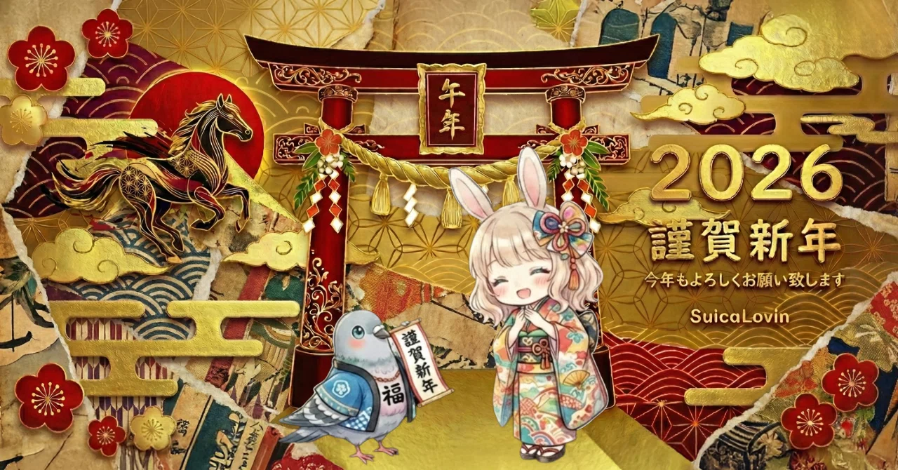 わくわくする瞬間 📅SuicaLovinオリジナルカレンダー🎁🐎 #初売りnote