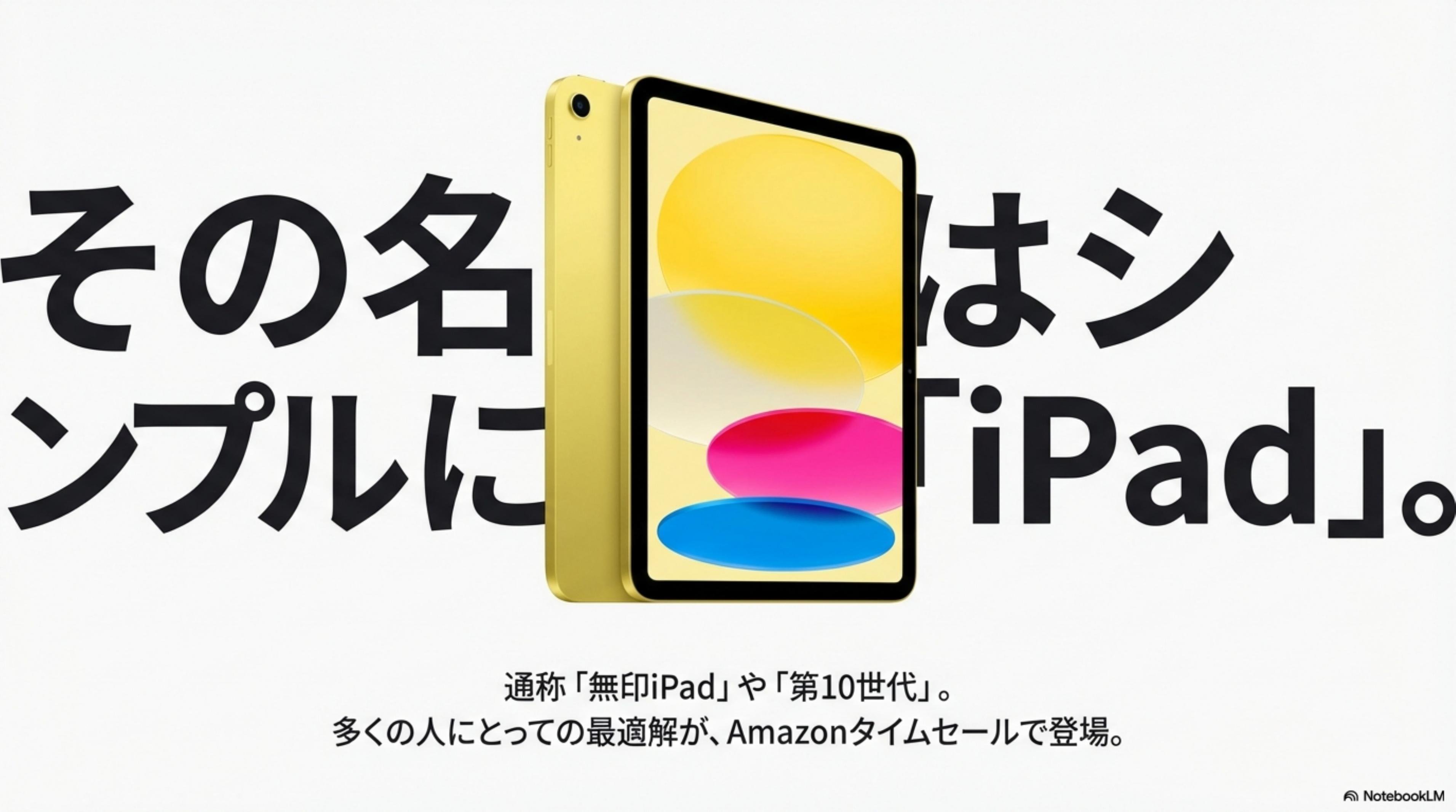 最安iPadがさらに安い！Amazonタイムセール実施中！｜くたくた